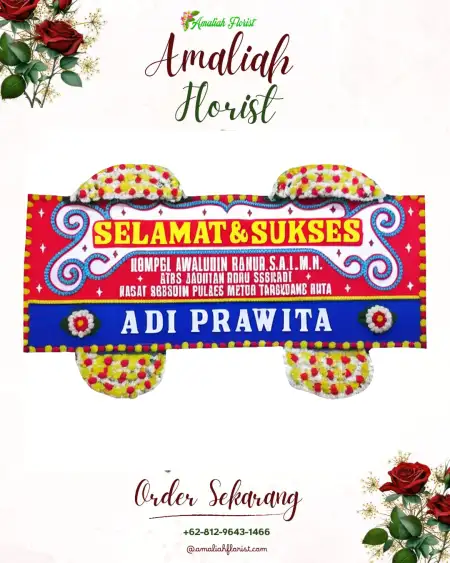 Papan Bunga Ucapan Selamat Mangkubumen